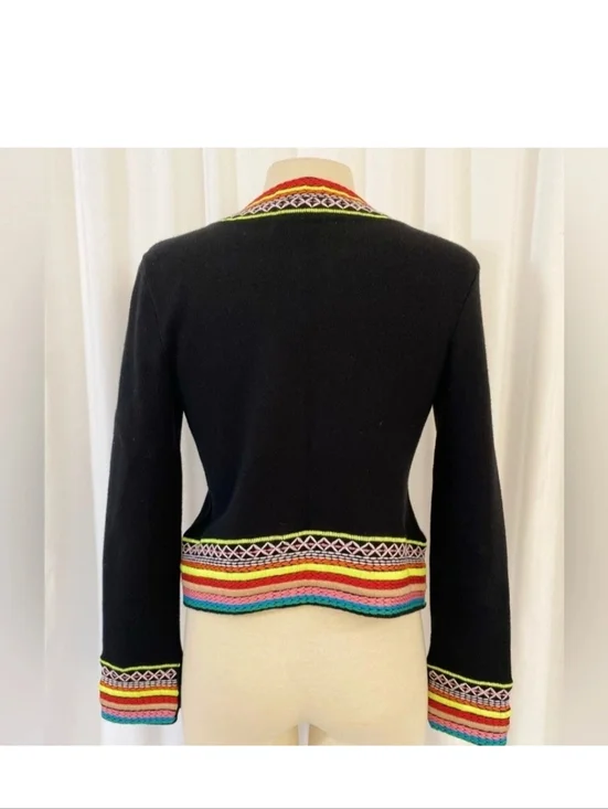 alice + oliva embroidered open front jacket Size XS - Picture 12 of 15